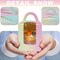 KEYIDO 30 Pcs Individual Cupcake Boxes Gradient Single Cupcake Boxes 1 Hole Cake Box with Clear Window Inserts and 2 Sheets of Stickers for Wedding Birthday Party Favors